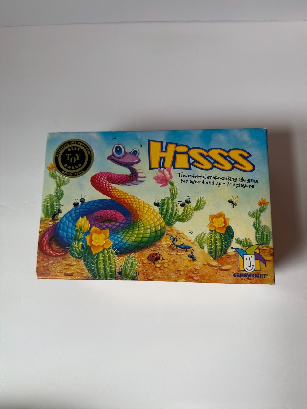 Hisss Snake Matching Tile Board Game For Family & Kids Gamewright COMPLETE